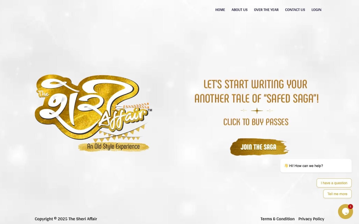 The Sheri Affair website home page